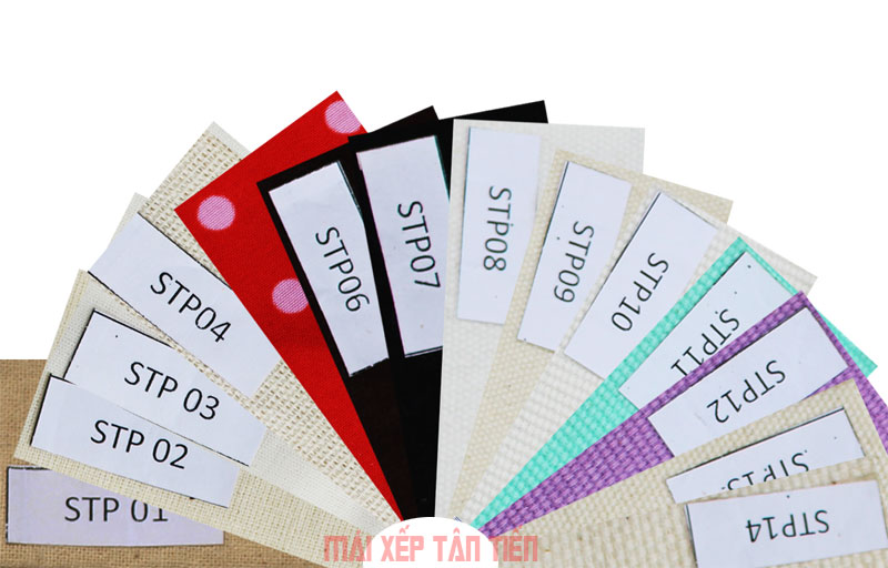 Mẫu mã bạt bố đa dạng để khách hàng chọn lựa