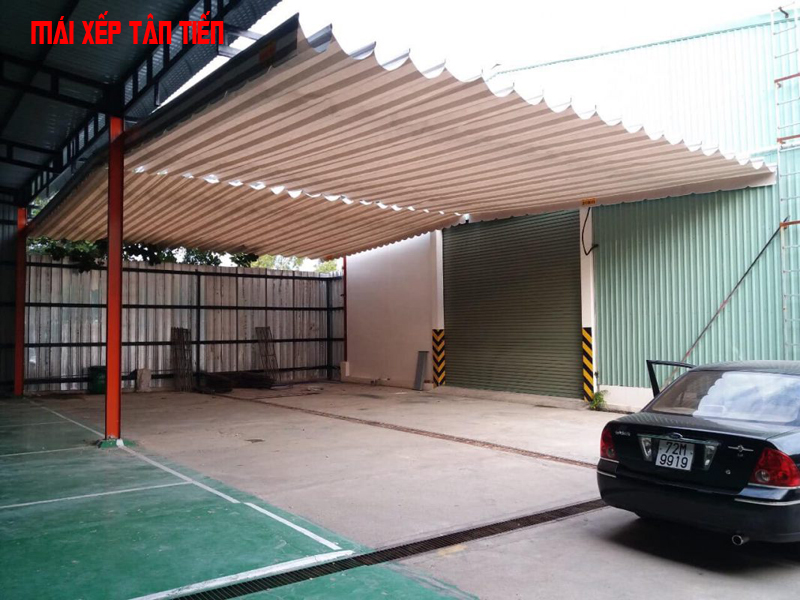 Mau mai xep nha xe dep