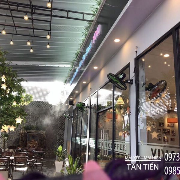 Mái xếp Đà Nẵng quán cà phê