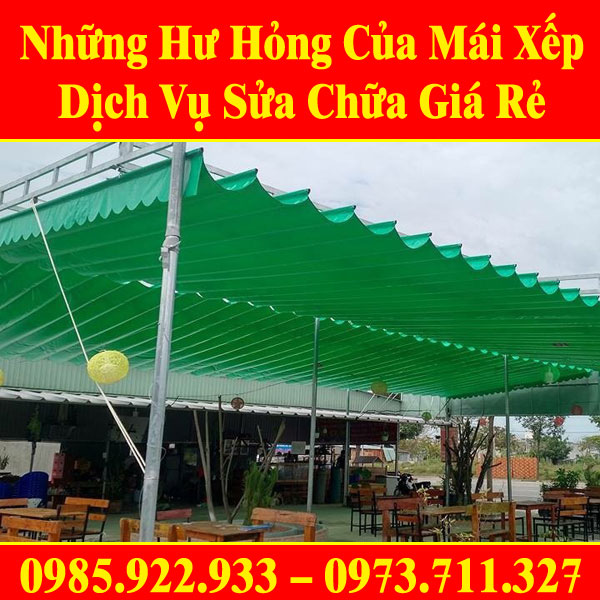 Những hư hỏng của mái xếp - Dịch vụ sửa chữa mái xếp Tân Tiến